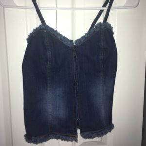 Denim tank top